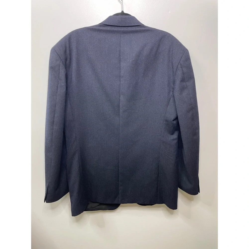 Passport Saks Fifth Avenue Men's Wool Blazer Jacket Made in Italy Size 56 Office